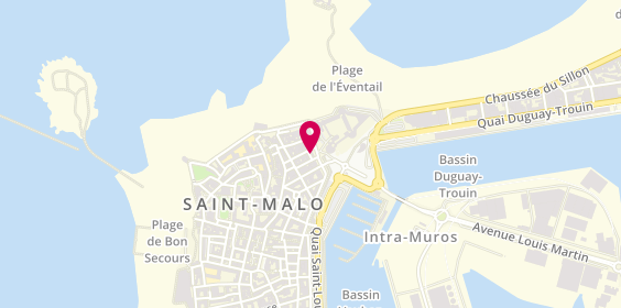 Plan de Allu, 6 Place Chateaubriand, 35400 Saint-Malo
