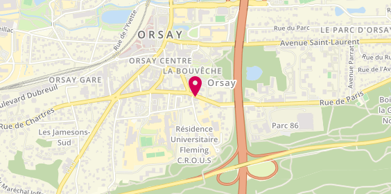Plan de Crêperie Terre d'Armor, 52 Rue de Paris, 91400 Orsay