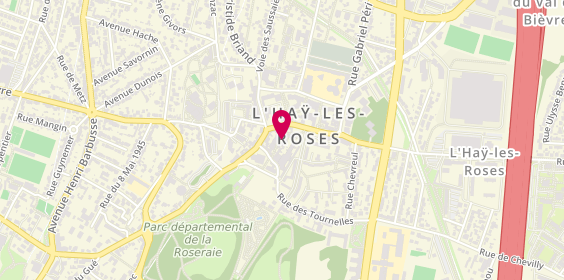 Plan de Le triskel, 12 Rue Bourgeot, 94240 L'Haÿ-les-Roses