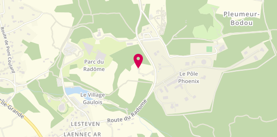 Plan de Auberge de Crech Bec, 25 Route du Radome, 22560 Pleumeur-Bodou