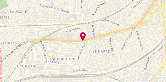 Plan de Le Jardin des Arcades Chez Julia, 37 avenue du Général-Leclerc, 78220 Viroflay