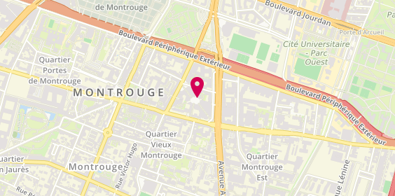 Plan de Le Menec, 5 Rue Théophile Gautier, 92120 Montrouge