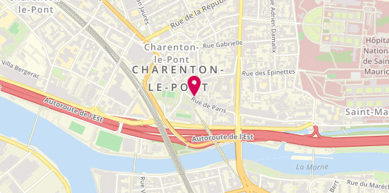Plan de La Bolée d'Arvor, 38 Rue de Paris, 94220 Charenton-le-Pont
