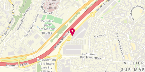 Plan de Sucré Salé Crêperie, 19 Boulevard Jean Monnet, 94360 Bry-sur-Marne