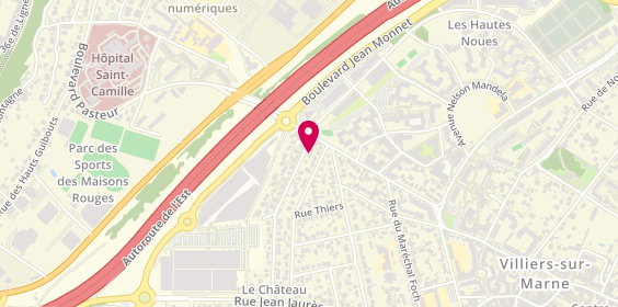 Plan de La Crêpe Enchantée, 4 Rue du Commandant Louis Bouchet, 94350 Villiers-sur-Marne