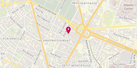 Plan de La Belle Ronde, 19 Rue Daguerre, 75014 Paris