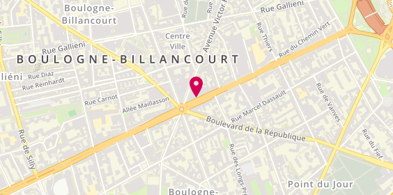Plan de Kaiser Kebab, 106 avenue Edouard Vaillant, 92100 Boulogne-Billancourt