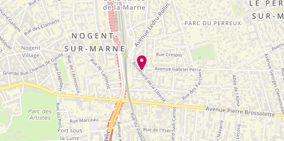 Plan de Le Comptoir de Jean, 11 Boulevard de la Liberté, 94170 Le Perreux-sur-Marne