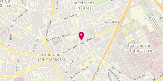 Plan de Le Petit Grumeau, 54 Boulevard Saint-Marcel, 75005 Paris