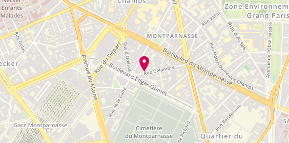 Plan de Ti-Jos, 30 Rue Delambre, 75014 Paris