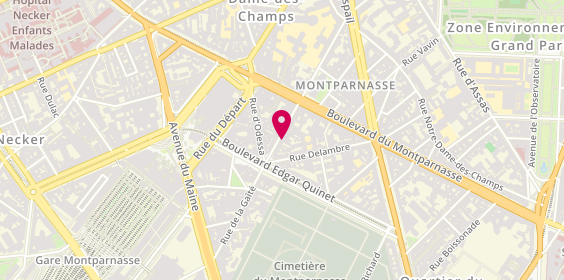 Plan de Le Petit Josselin, 59 Rue du Montparnasse, 75014 Paris