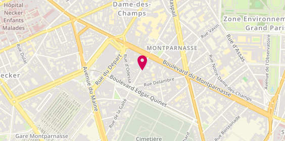 Plan de Creperie de Saint Malo, 53 Rue du Montparnasse, 75014 Paris