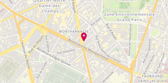 Plan de Brea, 25 Rue Brea, 75006 Paris