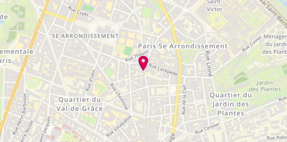 Plan de Bubble & Waffle, 32 Rue Mouffetard, 75005 Paris
