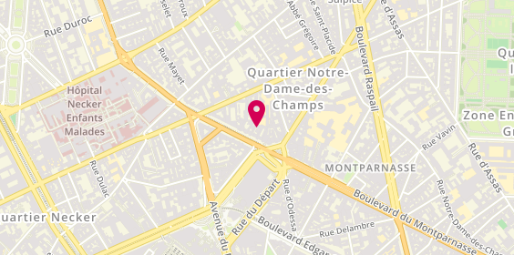 Plan de Chez Pierrick, 55 Boulevard du Montparnasse, 75006 Paris
