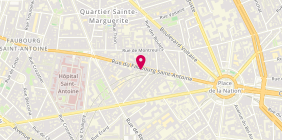 Plan de Le Phenix, 234 Rue du Faubourg Saint-Antoine, 75012 Paris