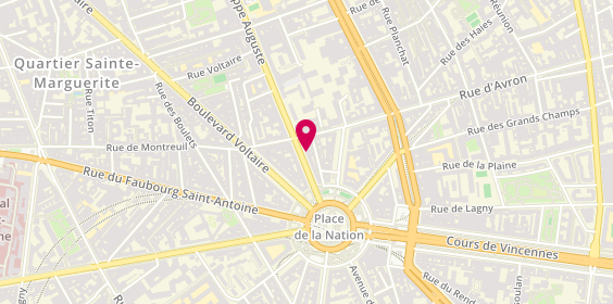 Plan de ID Crepes Paris, 16 avenue Philippe Auguste, 75011 Paris