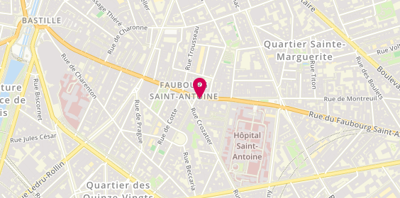 Plan de Compose Ta Crepe, 140 Rue Faubourg Saint Antoine, 75012 Paris