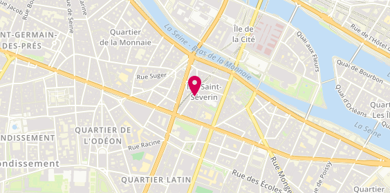 Plan de La Petite Bouclerie, 33 Rue de la Harpe, 75005 Paris