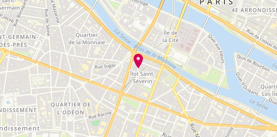 Plan de Crêperie Genia, 7 Rue de la Harpe, 75005 Paris