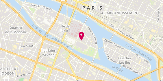 Plan de Le Vieux Bistrot, 14 Rue du Cloitre Notre Dame, 75004 Paris
