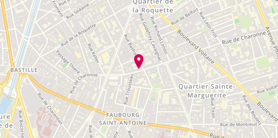 Plan de Crêperie Bretonne, 67 Rue de Charonne, 75011 Paris