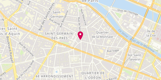 Plan de La Maison de la Crêpe, 56 Rue de Seine, 75006 Paris