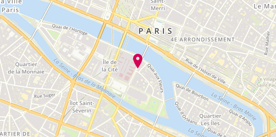 Plan de Sur le Pouce, 7 Rue d'Arcole, 75004 Paris
