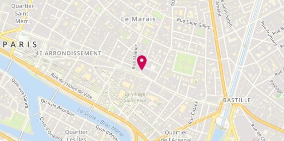 Plan de La Cidrerie du Marais, 4 Rue de Sévigné, 75004 Paris