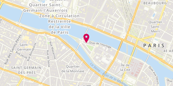 Plan de La Rose de France, 24 place Dauphine, 75001 Paris