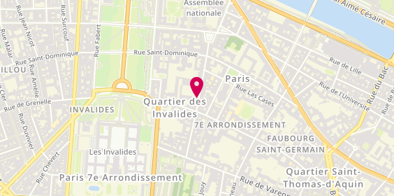 Plan de Aux Ducs de Bourgogne, 30 Rue de Bourgogne, 75007 Paris