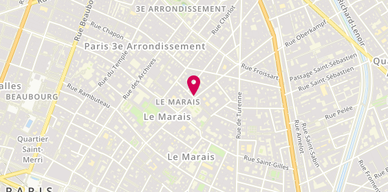 Plan de Breizh Café, 109 Rue Vieille du Temple, 75003 Paris