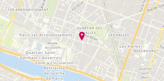 Plan de Café Courtial, 2 Rue Sauval, 75001 Paris