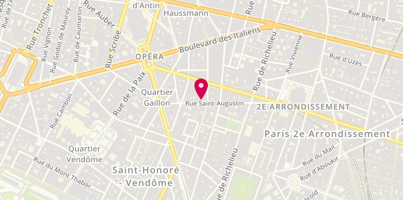 Plan de Chez Suzette, 12 Rue Monsigny, 75002 Paris