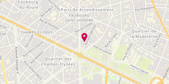 Plan de Ponthieu 07, 7 Rue de Ponthieu, 75008 Paris