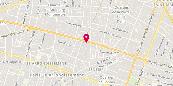 Plan de New Crêperie Bonne Nouvelle, 5 Boulevard Poissonnière, 75002 Paris