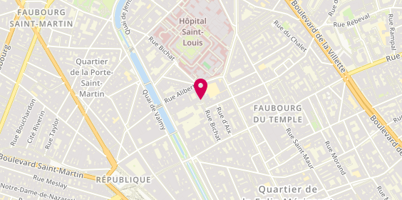 Plan de Délice Ô Crêpés, 25 Rue Bichat, 75010 Paris