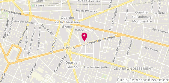 Plan de Creps Crew, 1 Rue du Helder, 75009 Paris