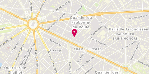 Plan de La Crêperie des Champs-Elysées, 5 Rue Washington, 75008 Paris