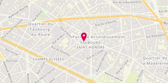 Plan de Les Tatas du 8e, 8 Rue du Commandant Rivière, 75008 Paris