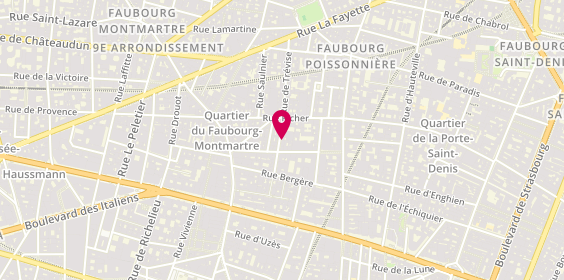 Plan de Lucette Fait des Crêpes, 12 Rue de Trévise, 75009 Paris