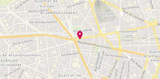 Plan de Chez le Crêpier, 112 Boulevard Haussmann, 75008 Paris