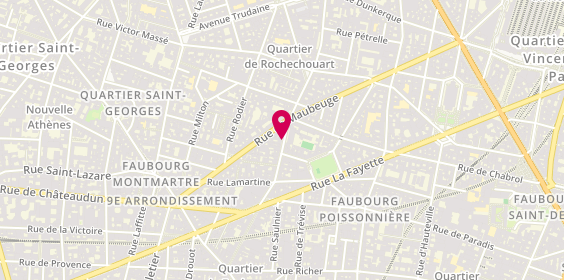 Plan de Showcolat, 21 Rue Marguerite de Rochechouart, 75009 Paris