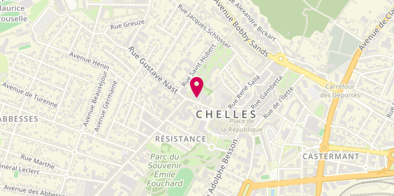 Plan de Crêp'suzette, 40 Rue Louis Eterlet, 77500 Chelles