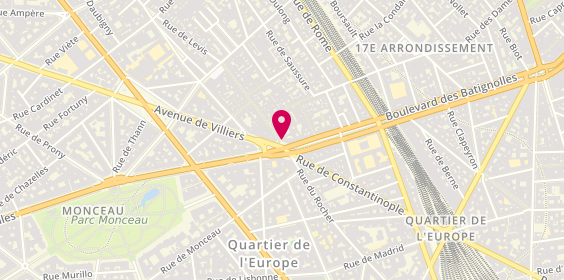 Plan de Amorino Gelato - Paris Villiers, 2 avenue de Villiers, 75017 Paris