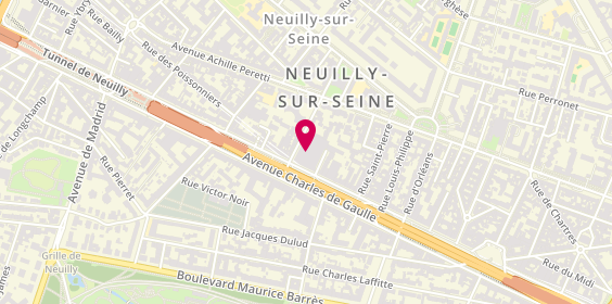 Plan de La Creperie de Neuilly, 108 avenue Charles de Gaulle, 92200 Neuilly-sur-Seine
