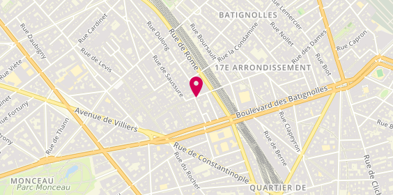 Plan de BRUTUS - Crêperie moderne et bar à cidres à Paris 17. Crêpe, cidre & cocktails, 99 Rue des Dames, 75017 Paris