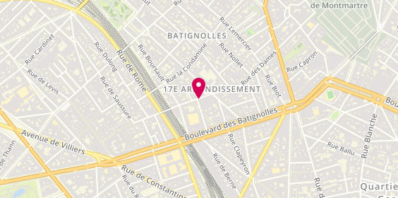 Plan de Le Monty Batignolles, 59 Rue des Dames, 75017 Paris
