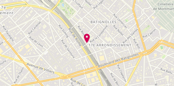 Plan de The Hdc, 92 Rue la Condamine, 75017 Paris