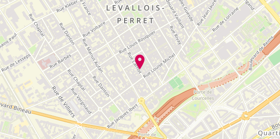 Plan de Le Monty Levallois, 26 Rue Carnot, 92300 Levallois-Perret